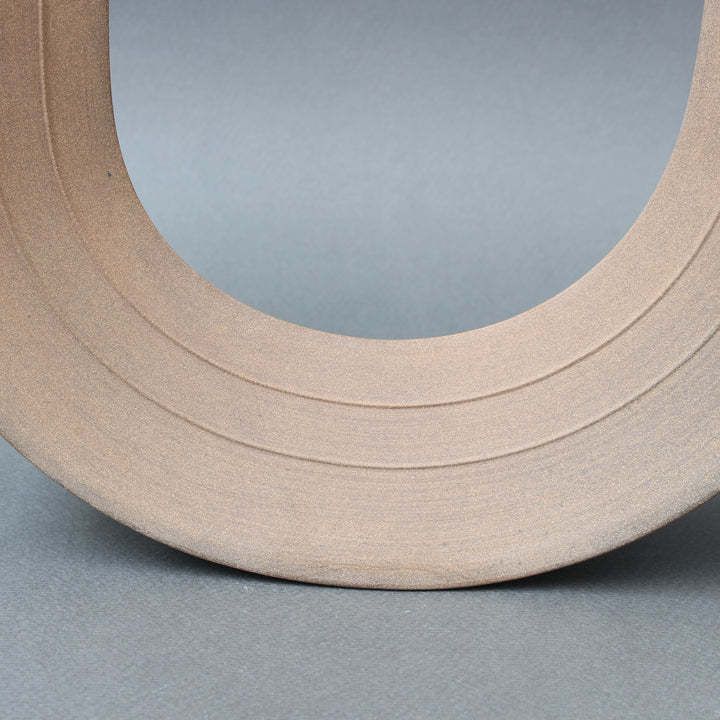 photo furniture Italian Industrial Style Ceramic Vase  Sculpture By Alessio Tasca Circa 1980s