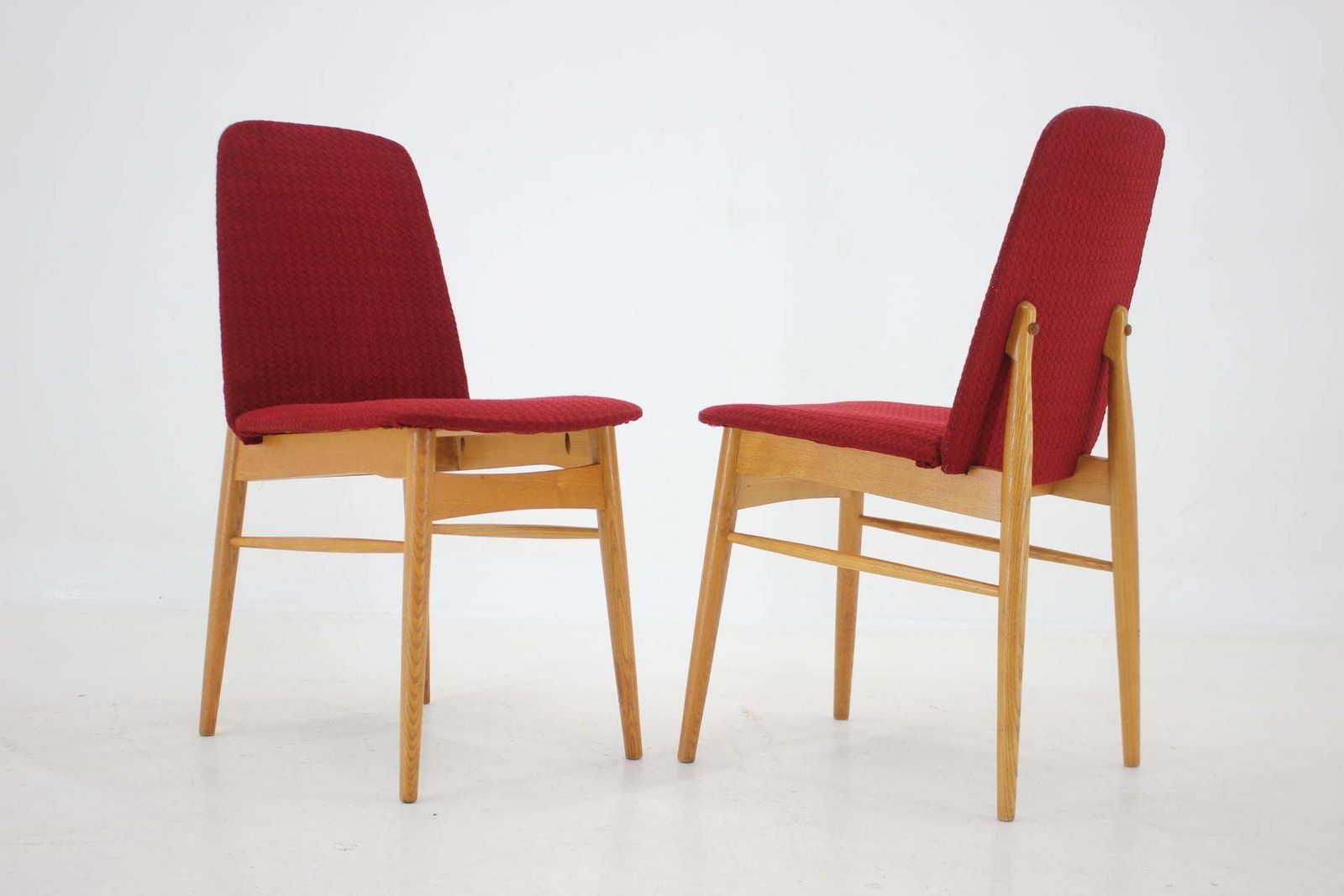 1960s Set Of 6 Ash Dining Chairs ,Czechoslovakia photo Furniture