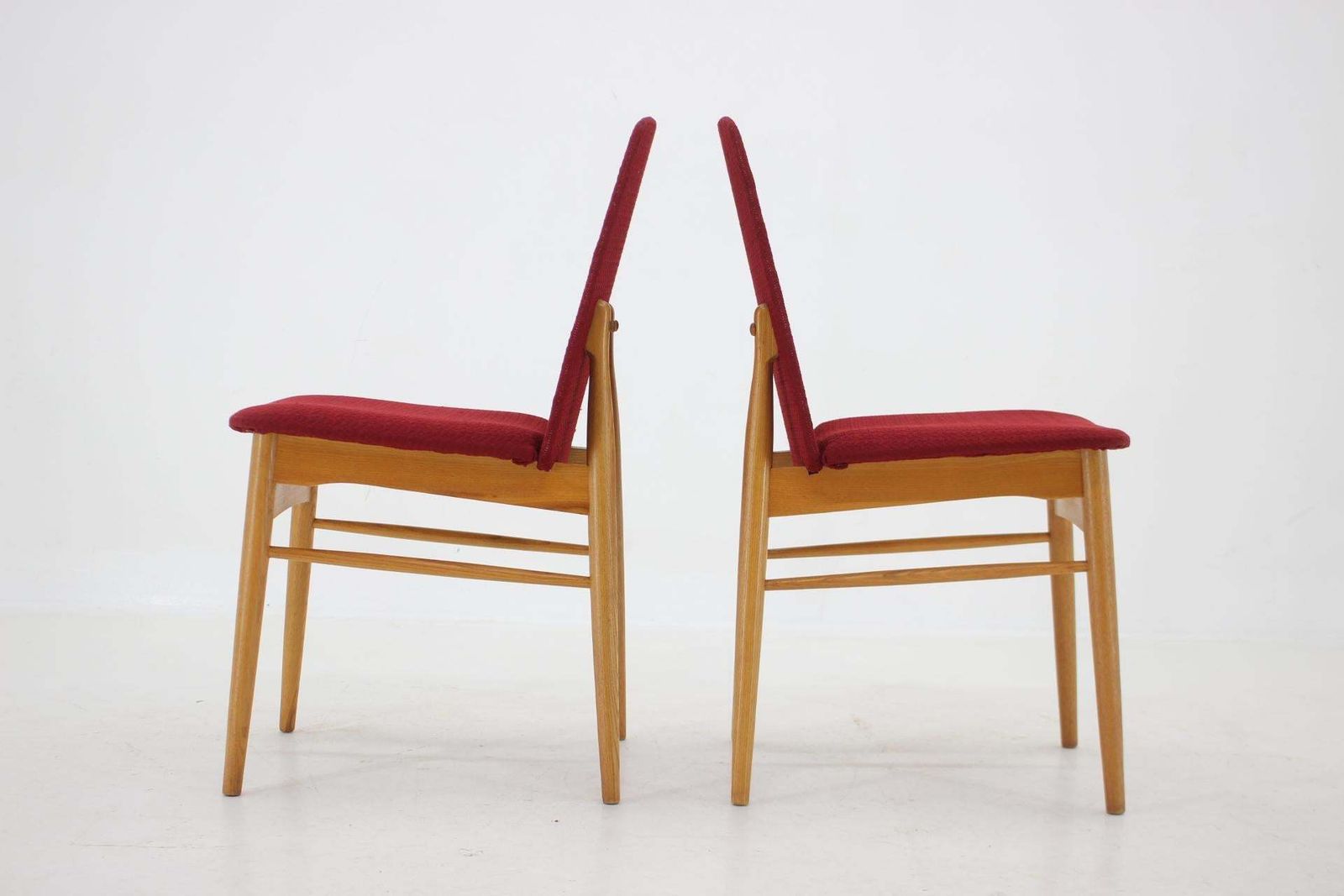 1960s Set Of 6 Ash Dining Chairs ,Czechoslovakia photo vinterior