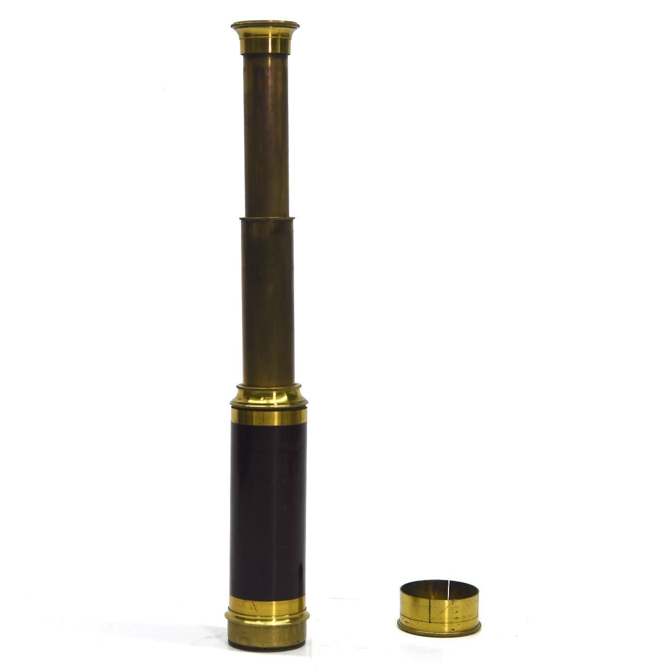 Late 19th Century Telescope In Brass photo furniture