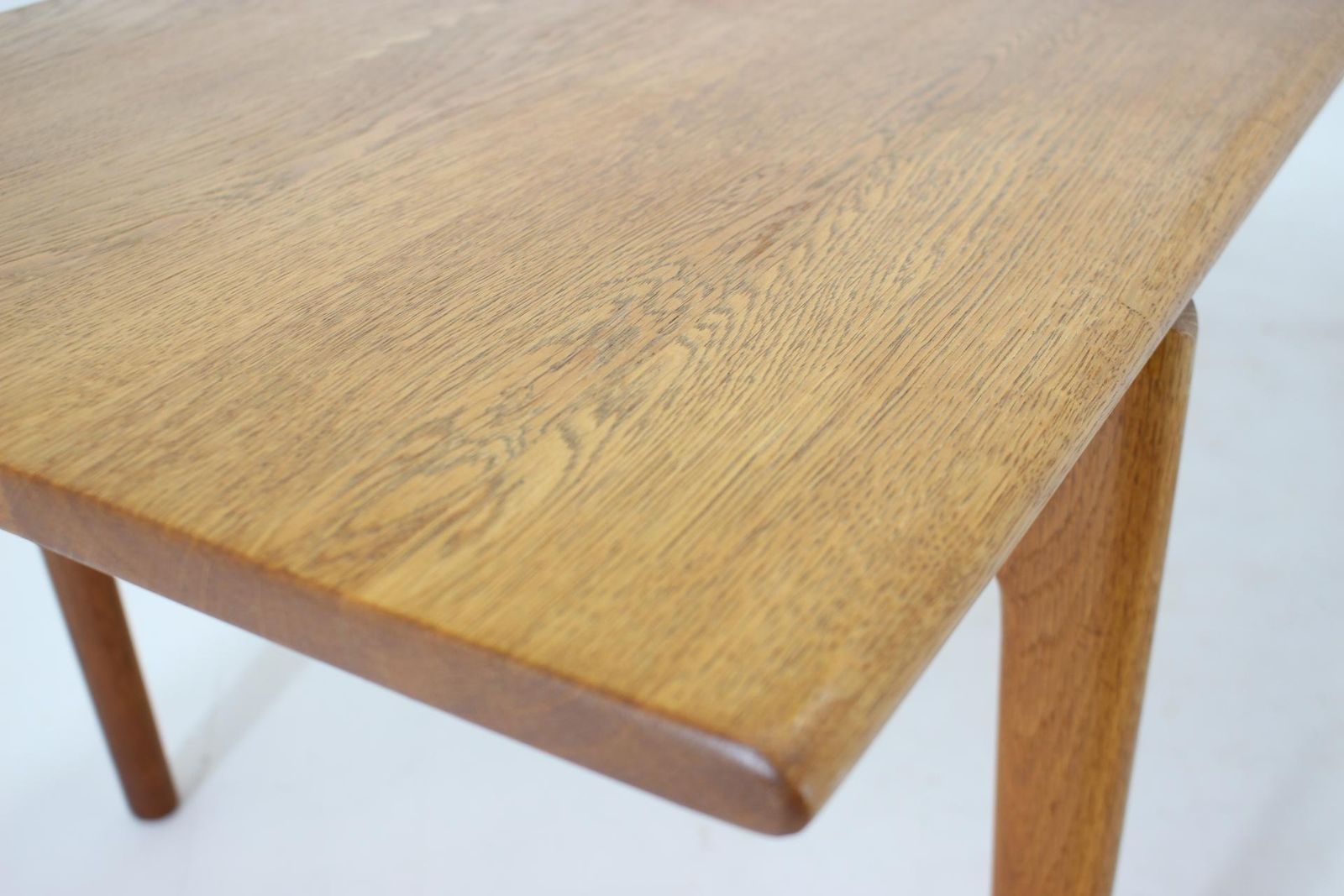 Furniture 1960s Hans J Wegner Solid Oak Coffee Table 'At 15' For Andreas Tuck, Denmark photo