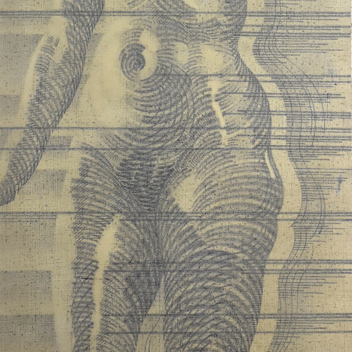 Charcoal And Sanguine Woman On Textile French School Martinez photo furniture