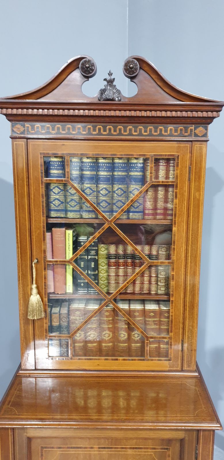 Super Mahogany Bookcase Of Small Proportions photo vintage