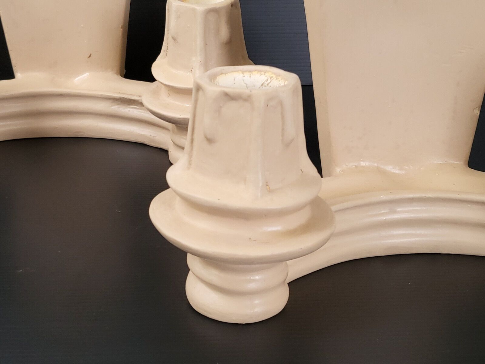 Superb Pair Of Vintage 1940 Plaster Wall Lights 40s 1940s 40s photo Lighting