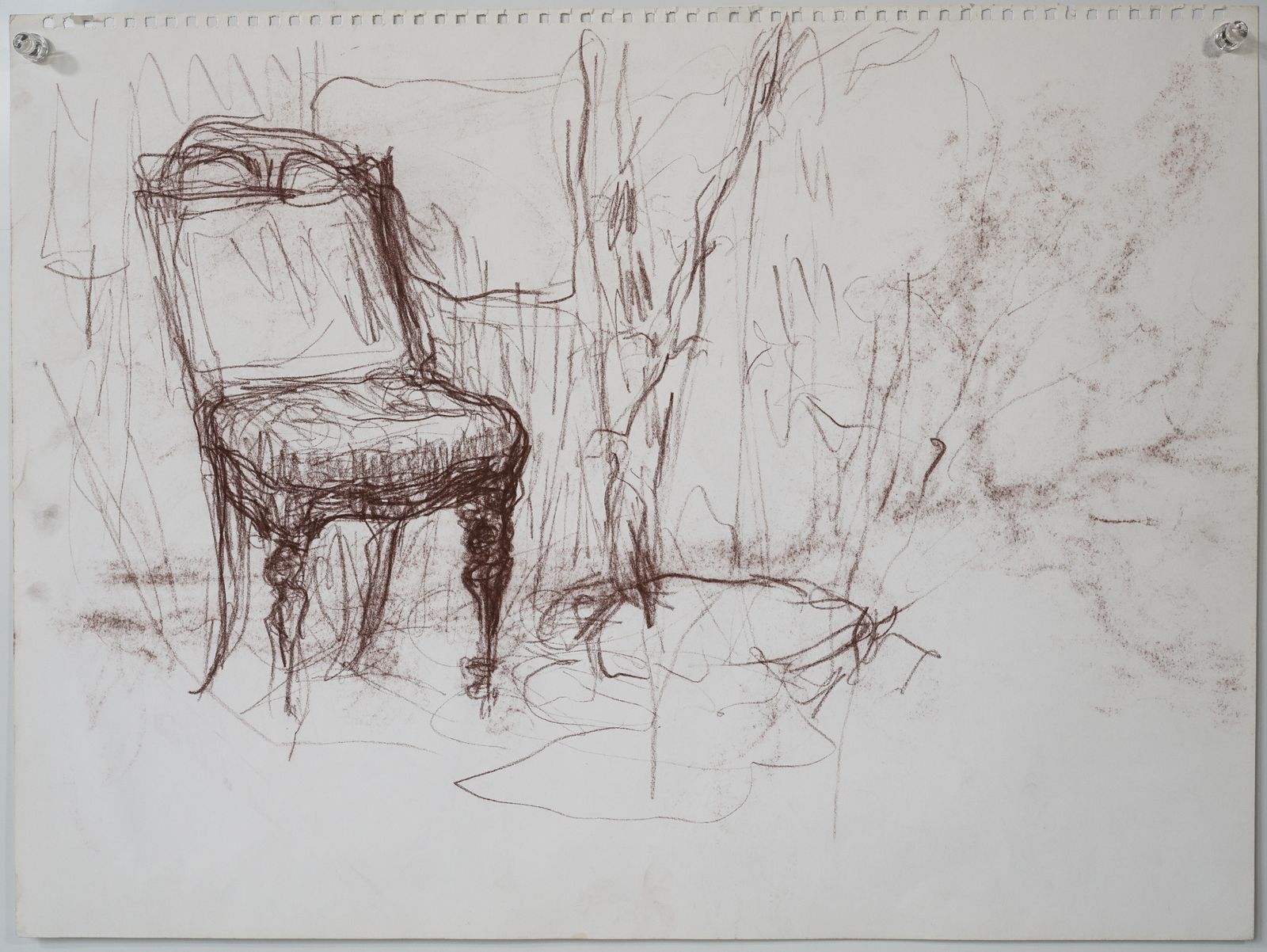 photo furniture Vier Inktstudies Van Uiteenlopende Onderwerpen