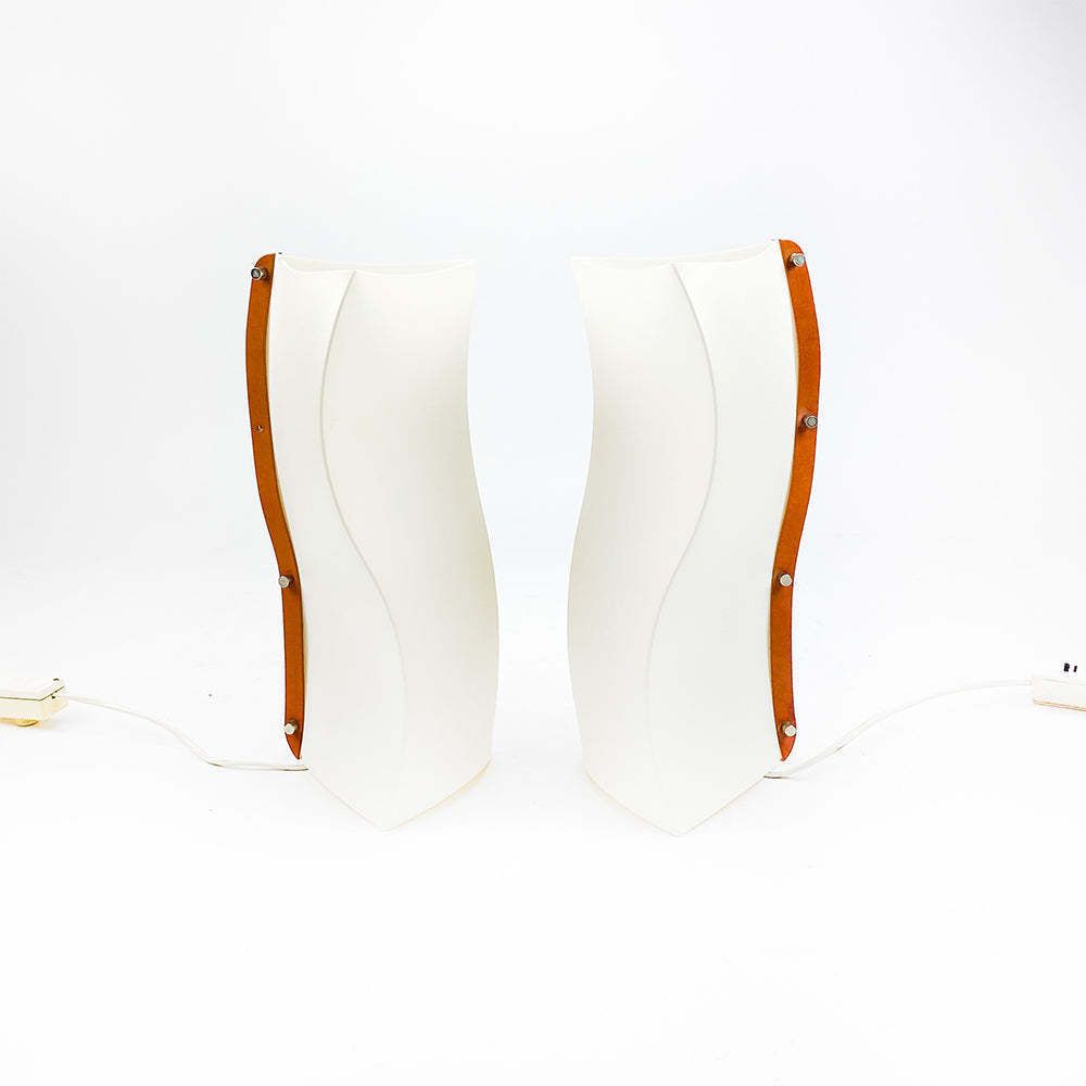 Pair Of Wb Small Lamps Design By Giulio Di Mauro For Slamp, 1980's