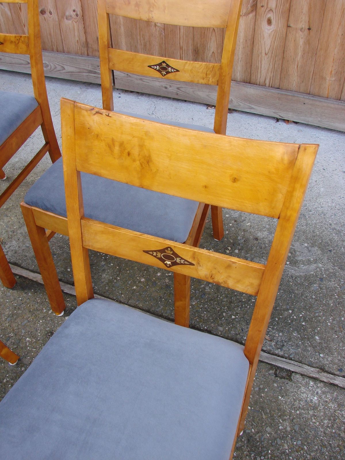 Set Of 4 Art Deco Chairs, 1940s photo Furniture