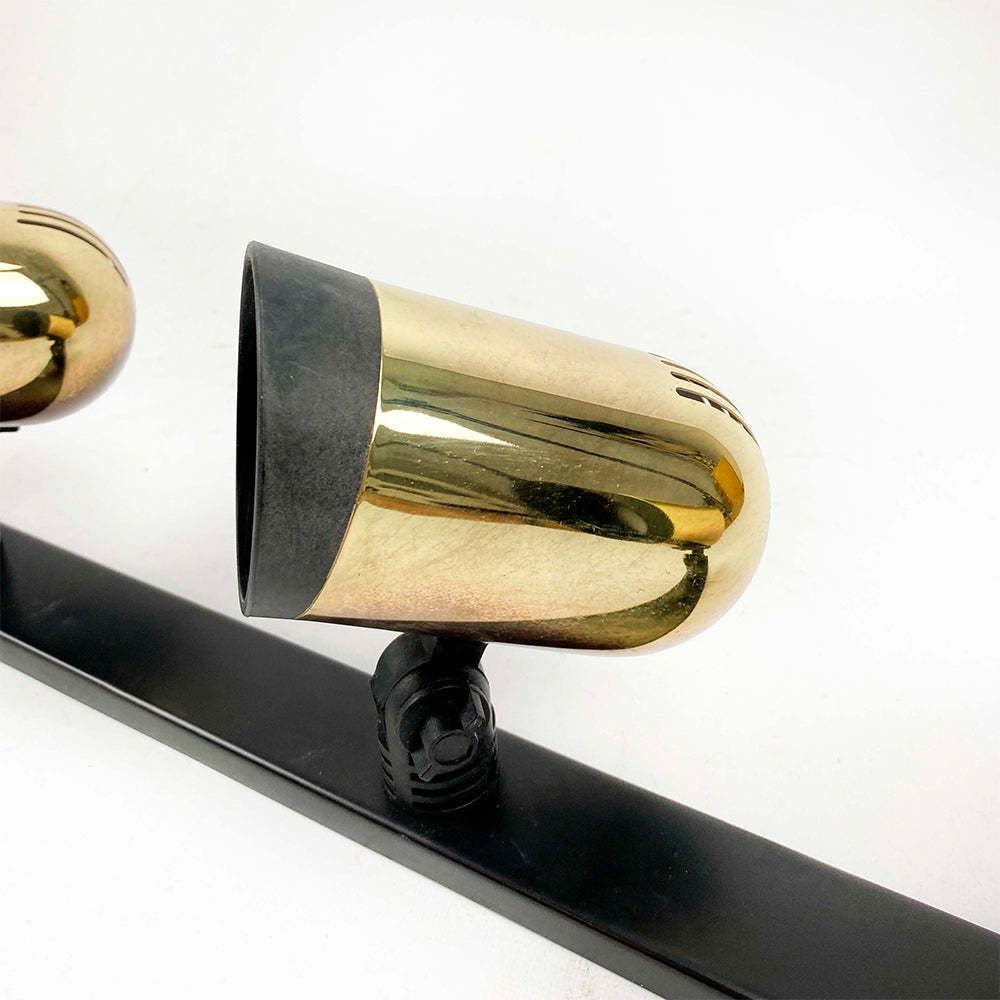 Track With 3 Gold Fase Spotlights, 1980's photo for sale