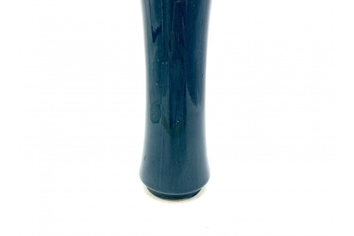 A Turquoise Vase, Bolesławiec, Poland, 1980s photo 64.0