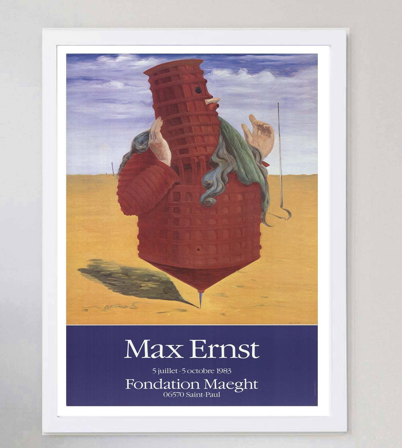 Max Ernst   Fondation Maeght Original Vintage Poster photo for sale
