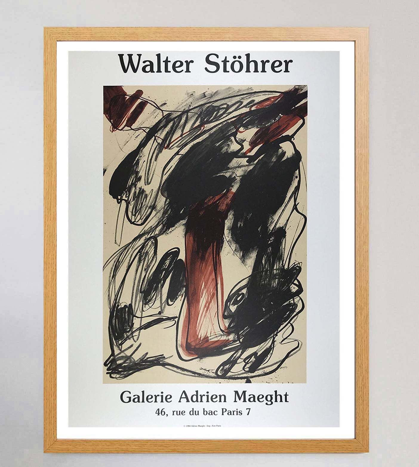 Walter Stohrer   Galerie Adrien Maeght Original Vintage Poster photo Art