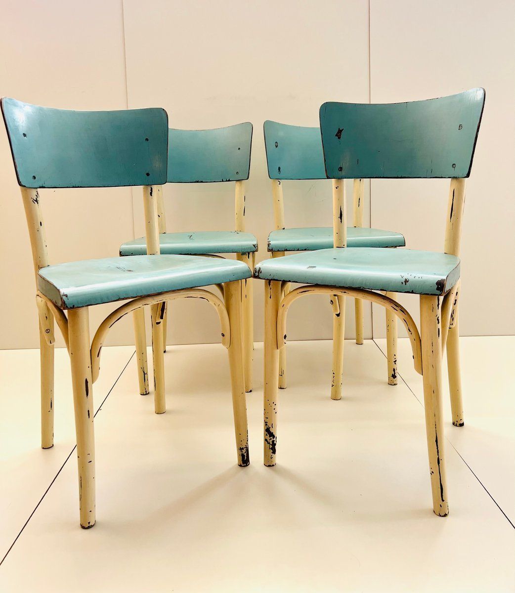 Eetkamerstoelen Van Ton, Ca. Jaren 1960, Set Van 4 photo Meubels