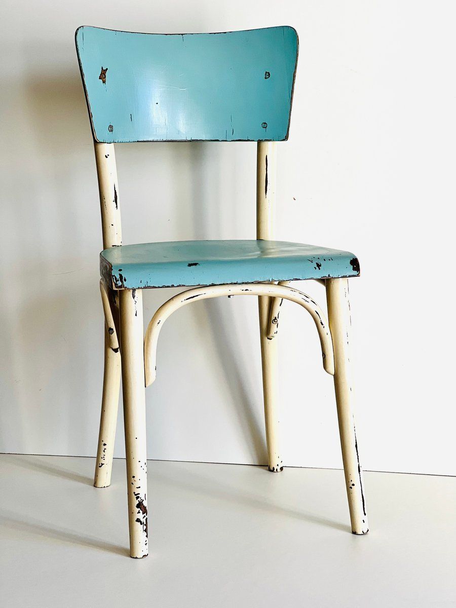 photo vinterior Eetkamerstoelen Van Ton, Ca. Jaren 1960, Set Van 4