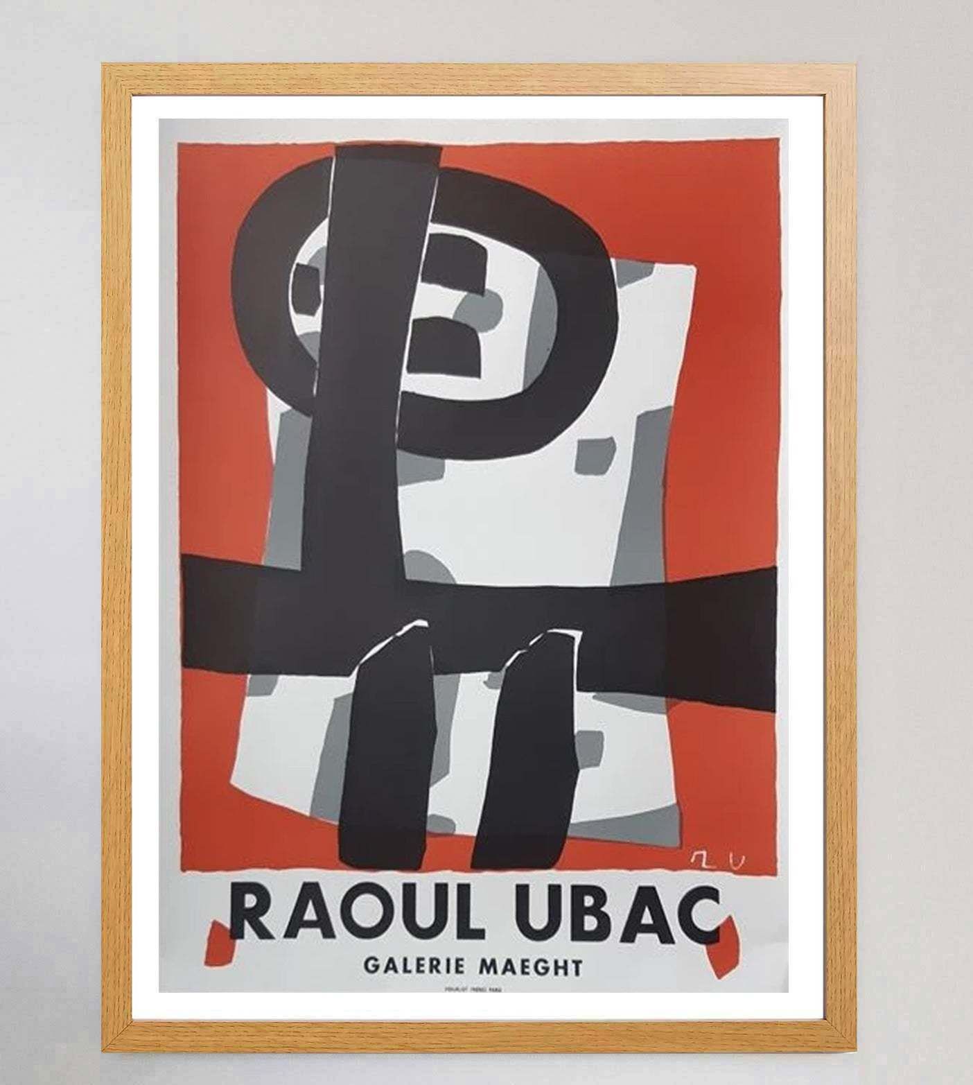 Raoul Ubac   Galerie Maeght Original Vintage Poster photo Art