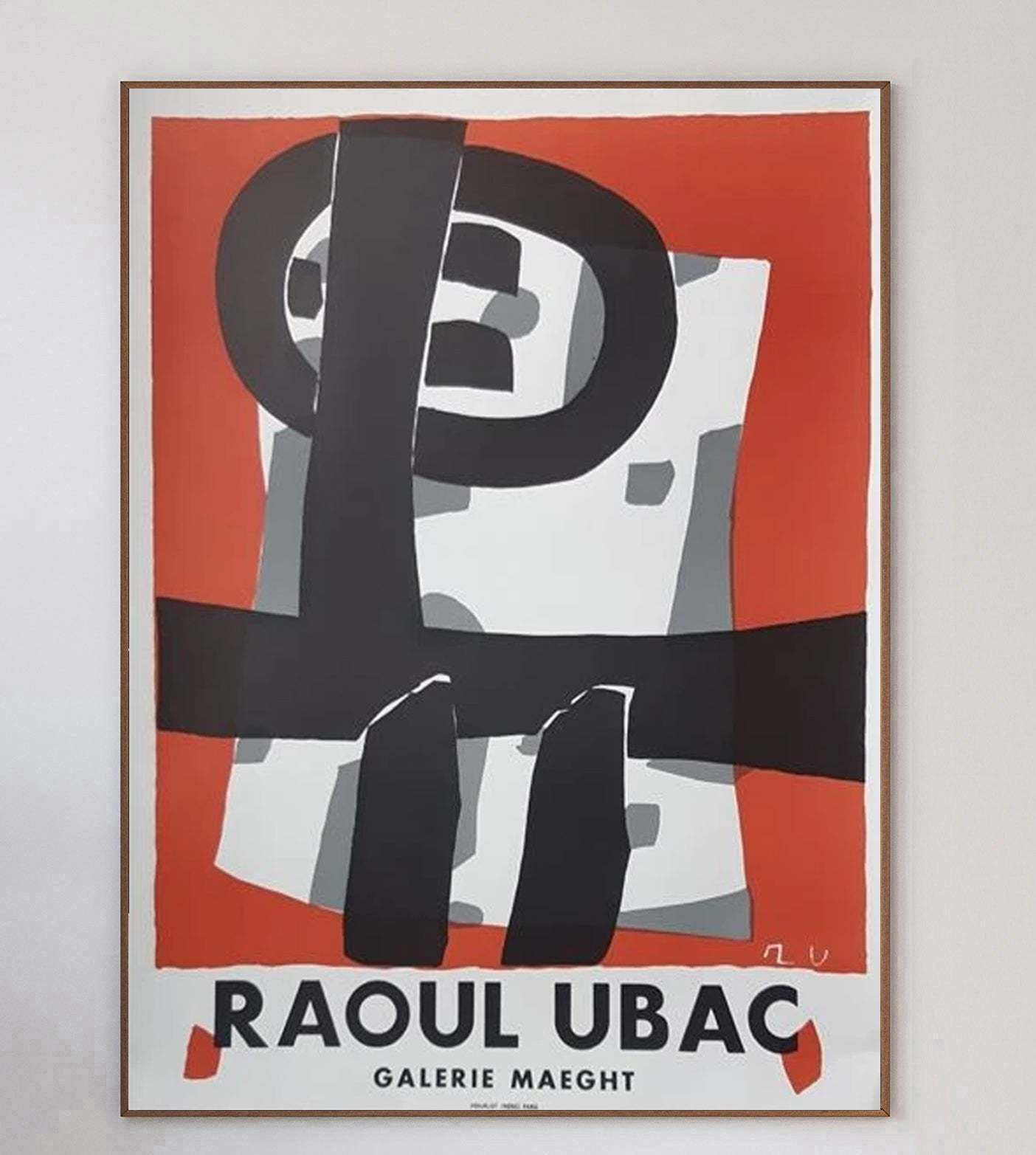 Raoul Ubac   Galerie Maeght Original Vintage Poster photo 206.0