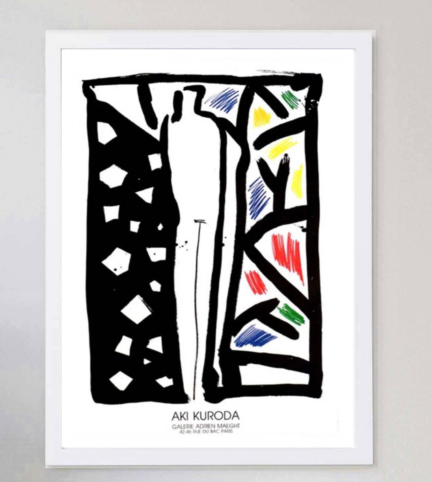 Aki Kuroda   Galerie Maeght Original Vintage Poster photo for sale
