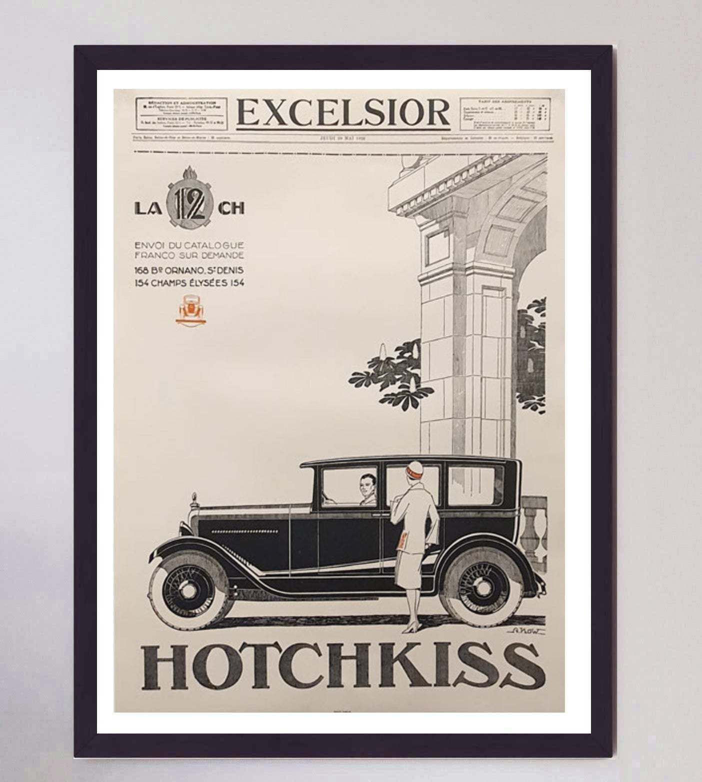 Hotchkiss   Excelsior Original Vintage Poster photo furniture