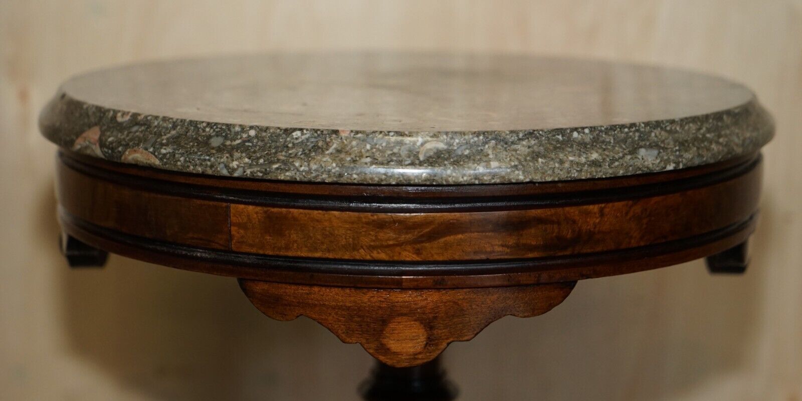 Editors Choice Most Popular Fossil Marble Top Antique Side End Lamp Wine Table photo Furniture