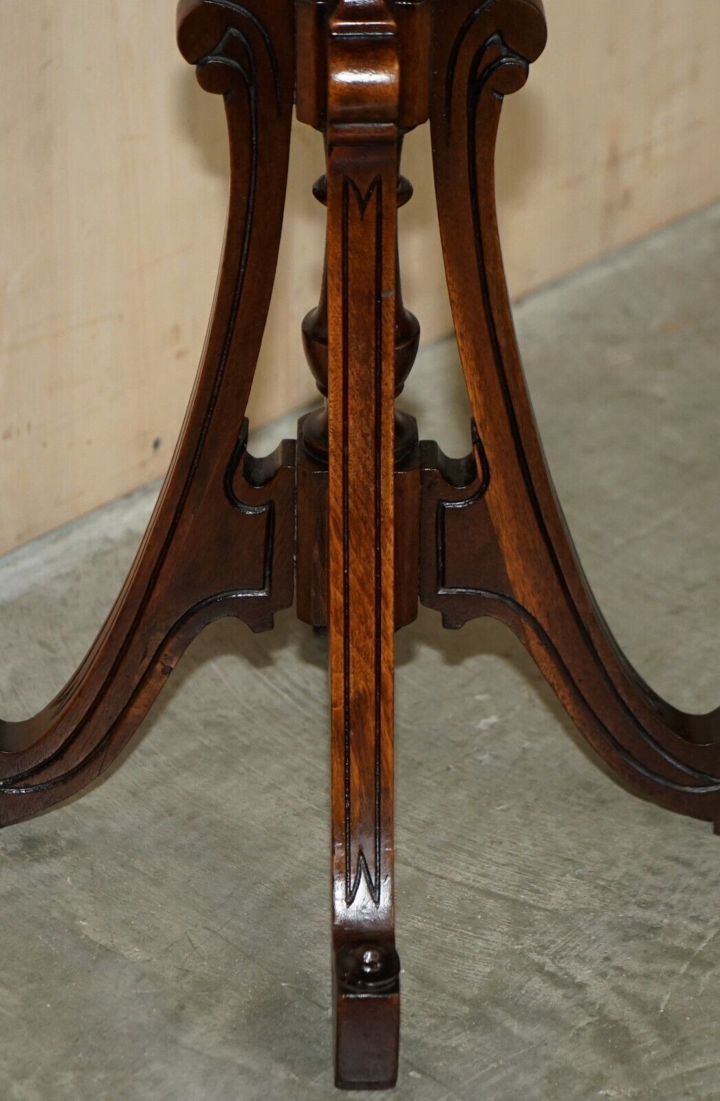 Editors Choice Most Popular Fossil Marble Top Antique Side End Lamp Wine Table photo buy