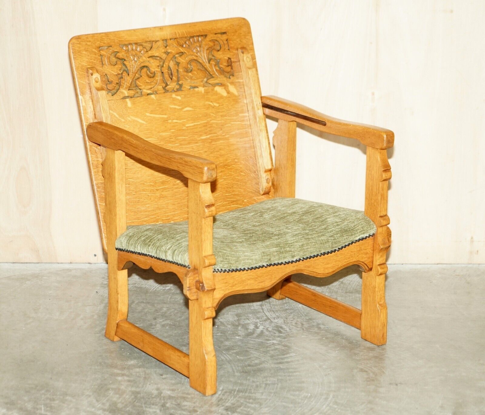 Antique Carved Oak 1890 Attributed To Gillows Metamorphic Library Armchair Table photo furniture