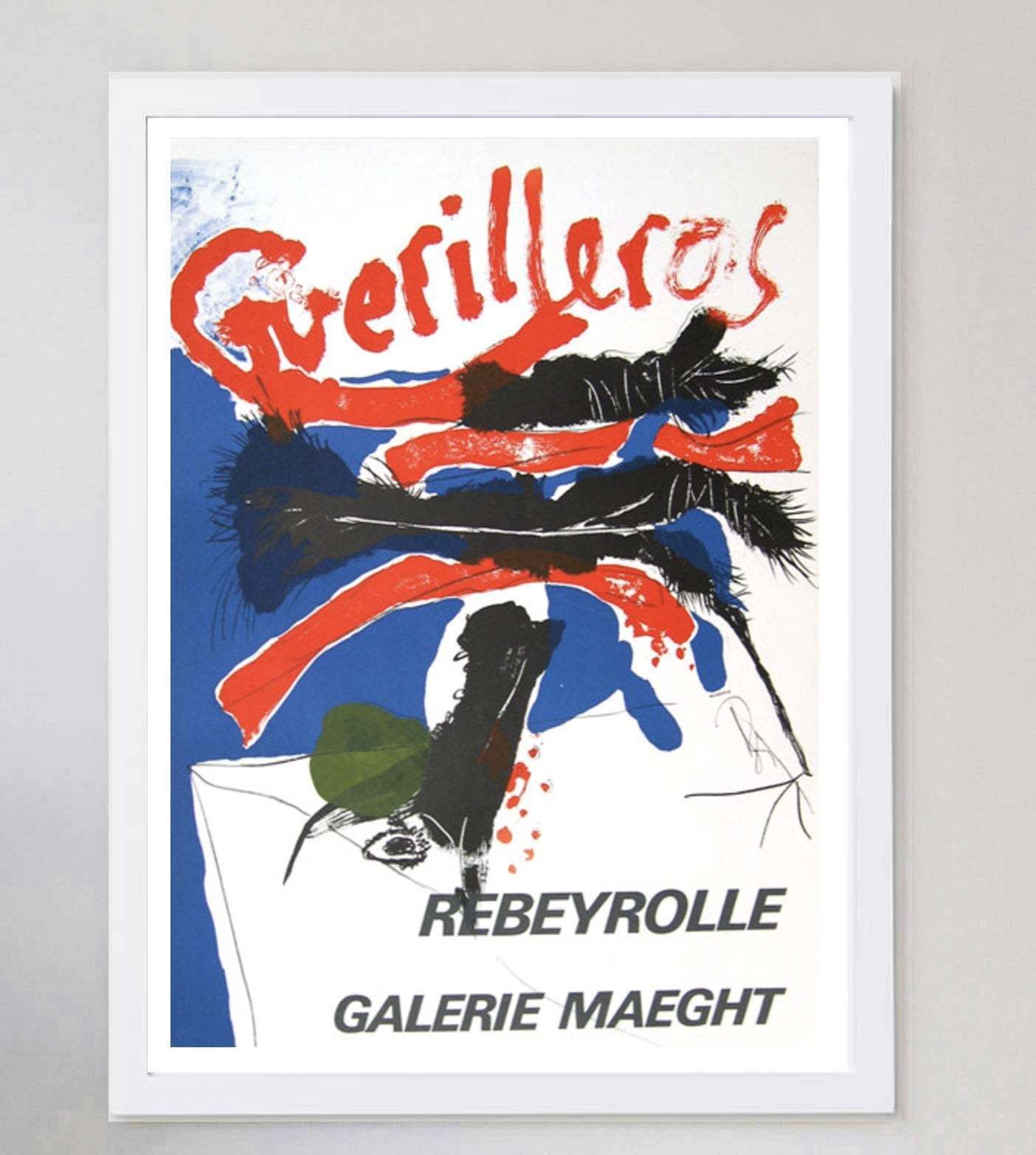 Paul Rebeyrolle   Guerilleros Original Vintage Poster photo for sale