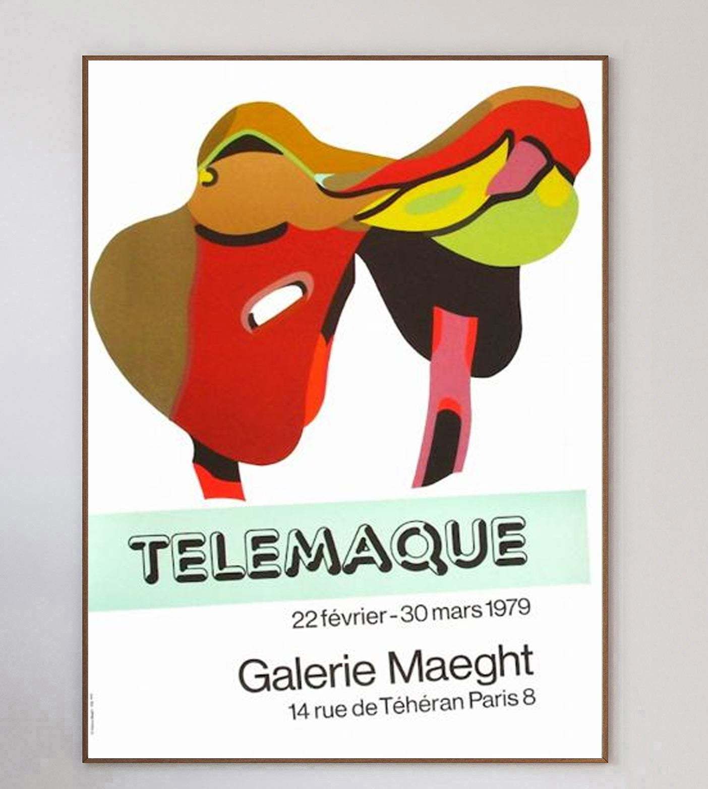 Herve Telemaque   Galerie Maeght  Original Vintage Poster photo 253.0