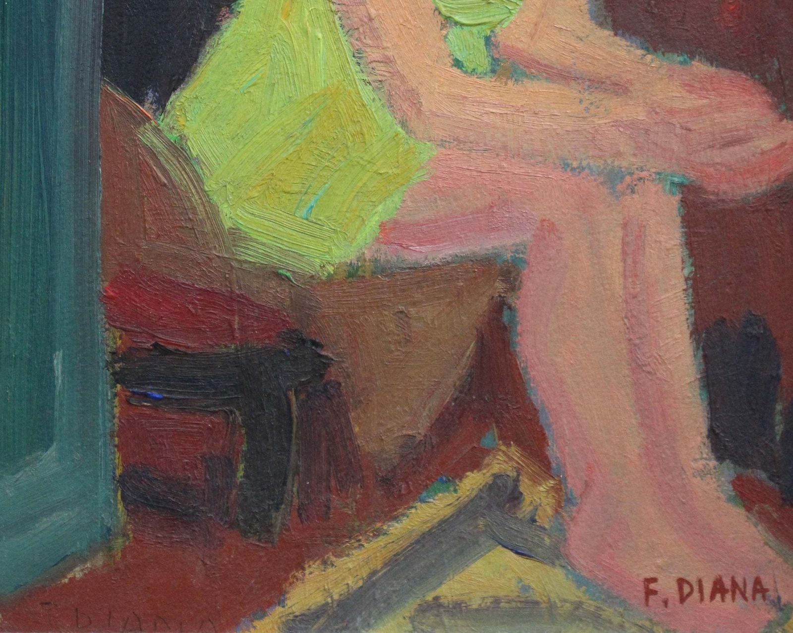 photo for sale Seated Woman By François Diana (Circa 1970s)