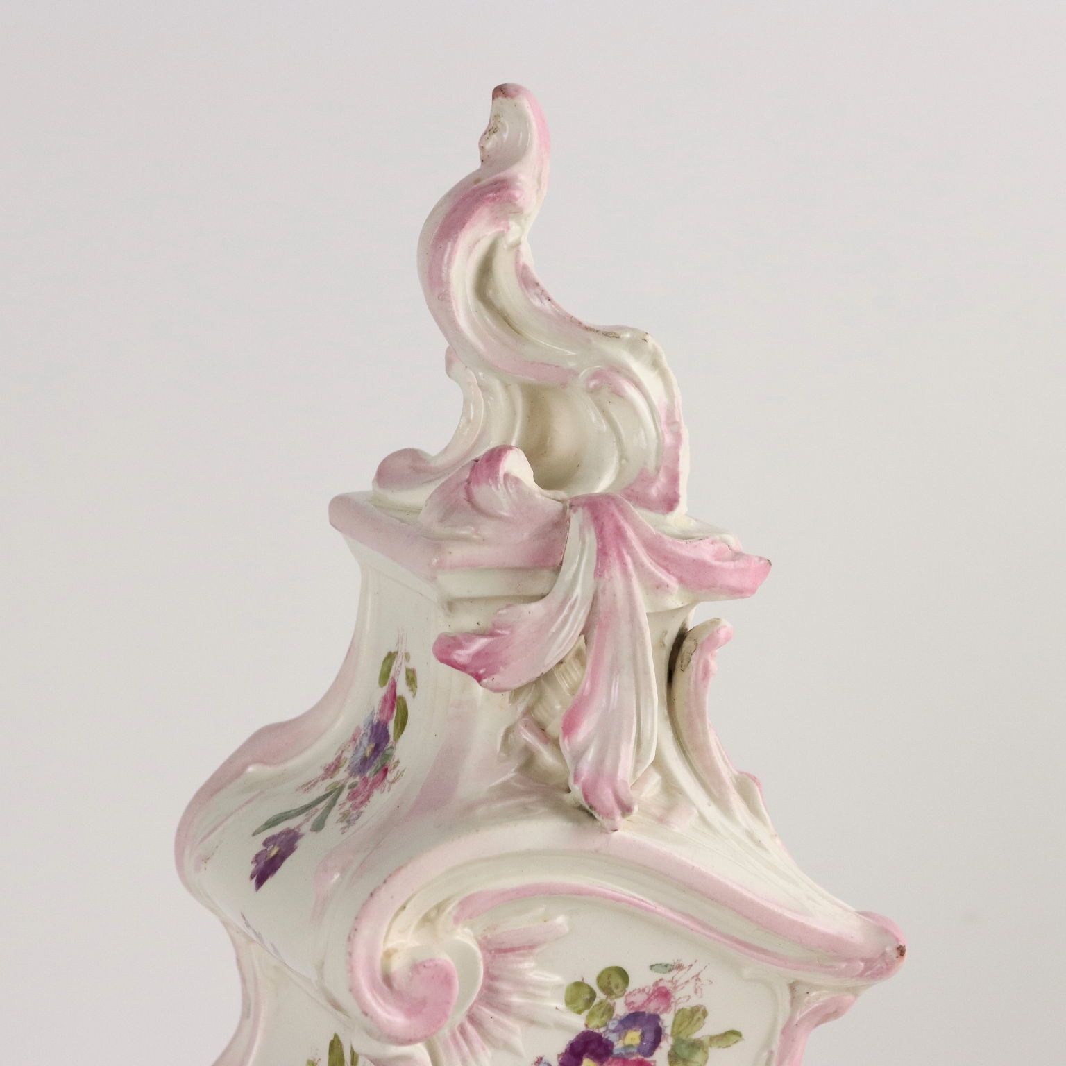 Countertop Clock Baroque Style Porcelain France XIX Century photo 991.9