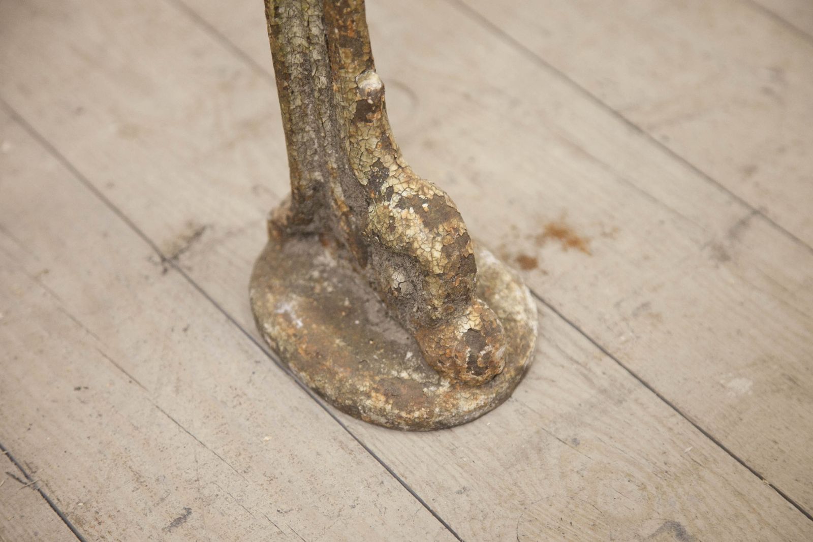 Pre Industrial French Cast Iron Jardinere Stand photo furniture