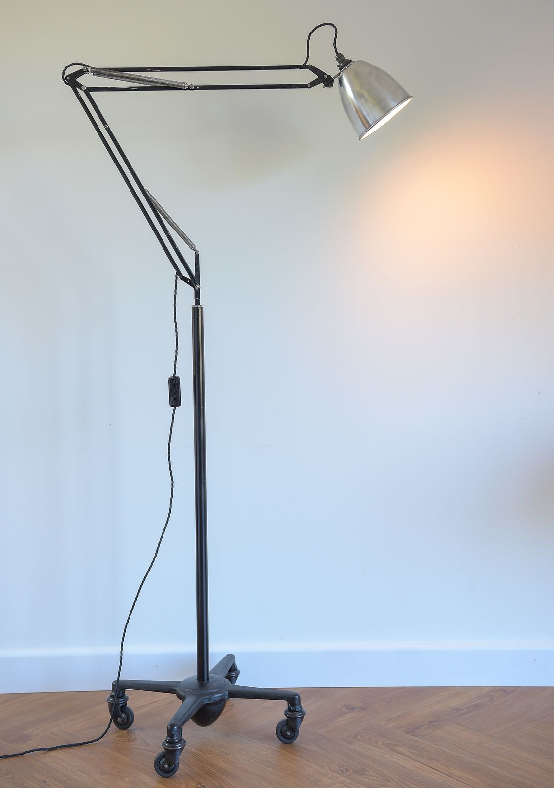 Anglepoise Trolley Lamp Designed By George Cawardine. English 1950's photo for sale