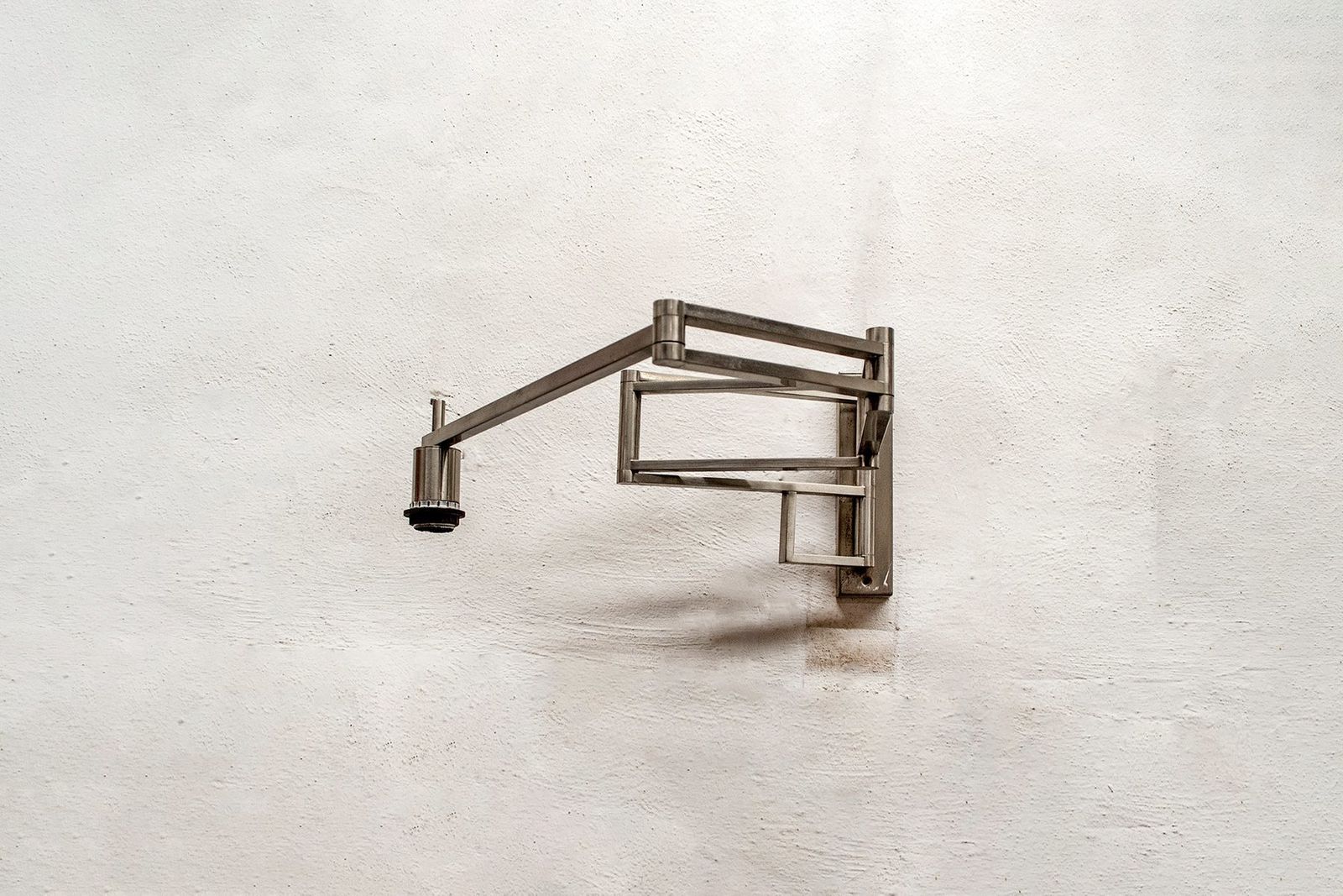 Steel Wall Lamp By Goffredo Reggiani For Reggiani Italy 1970s