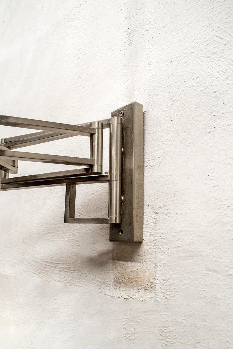 Steel Wall Lamp By Goffredo Reggiani For Reggiani Italy 1970s photo 1146.08
