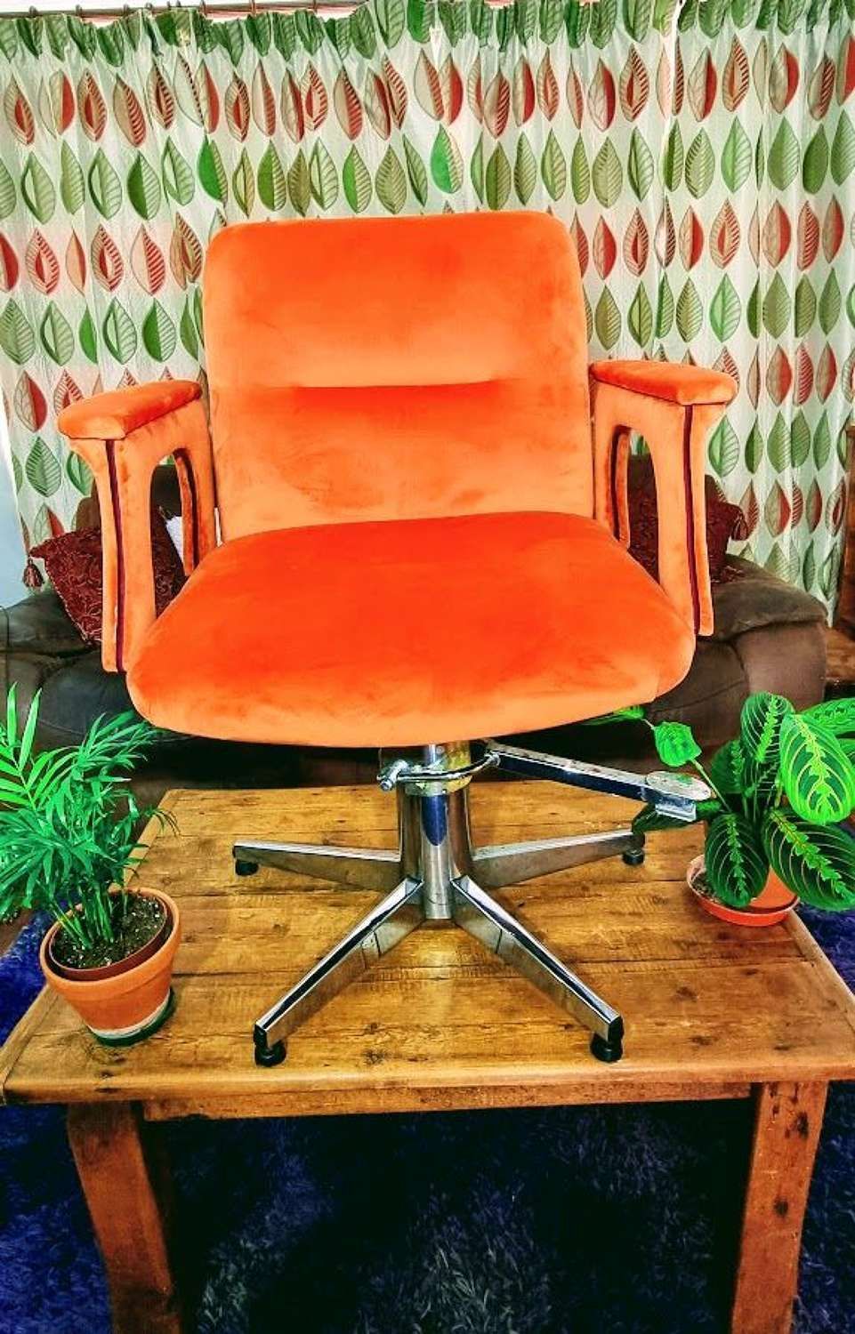 Vintage Re Purposed Hydraulic Salon Chair