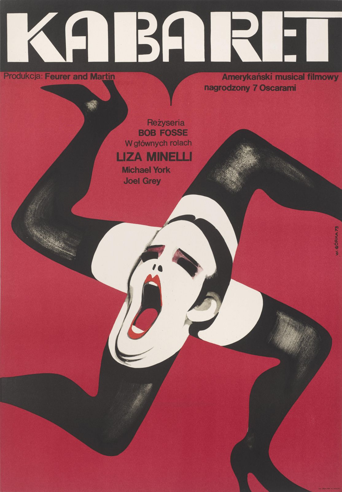 Original Polish Film Poster For Cabaret Kabaret photo for sale