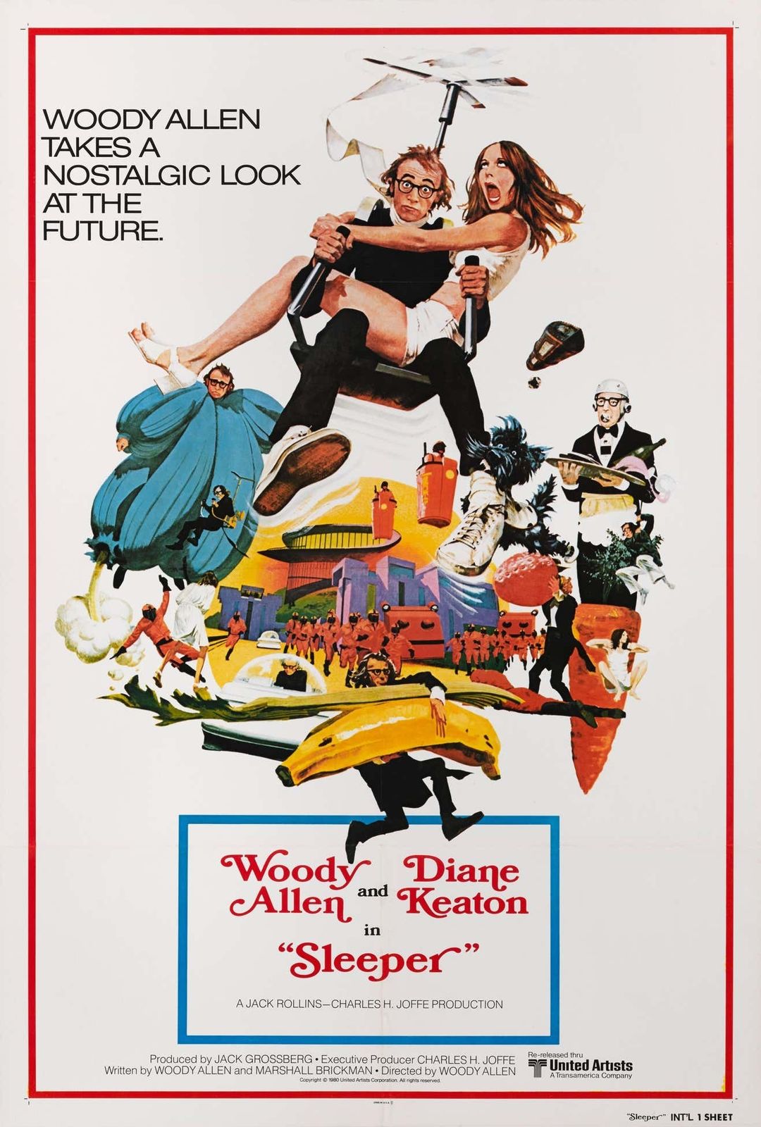 Original Us Film Poster For Woody Allen's 1974 photo furniture