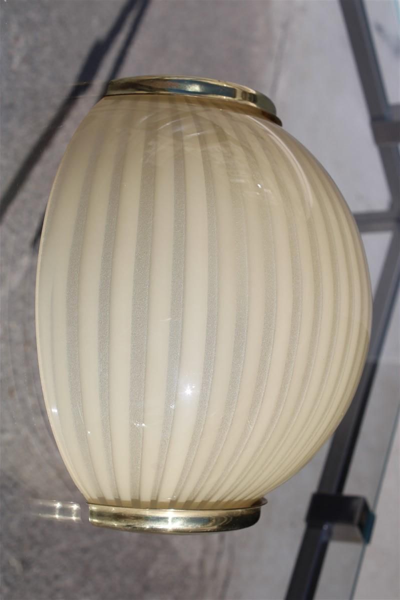 Veart Round Wall Light Gold Murano Glass Brass Parts 1970s Italy photo furniture
