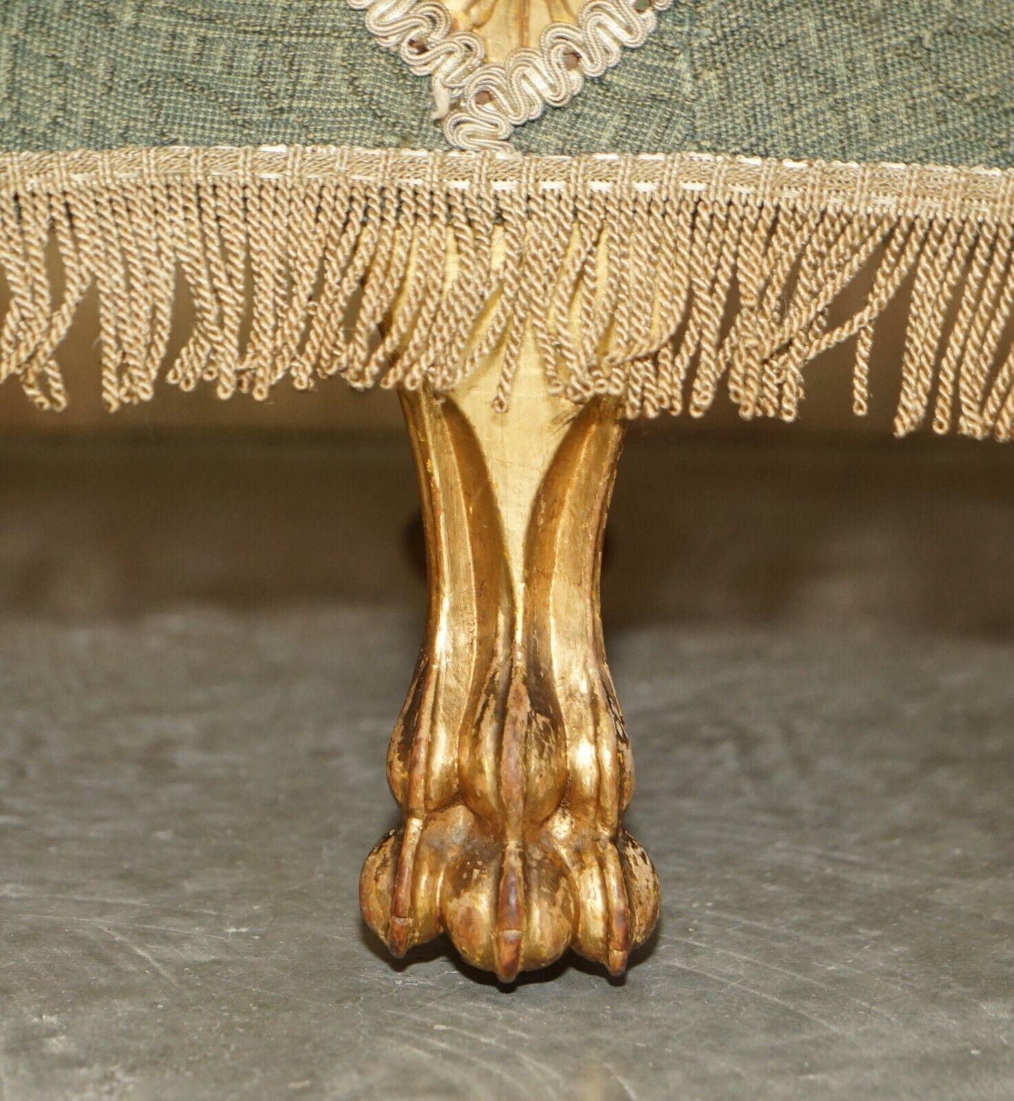 Important 18th Century Circa 1740 Hand Carved Italian Giltwood Tete A Tete Sofa photo Furniture