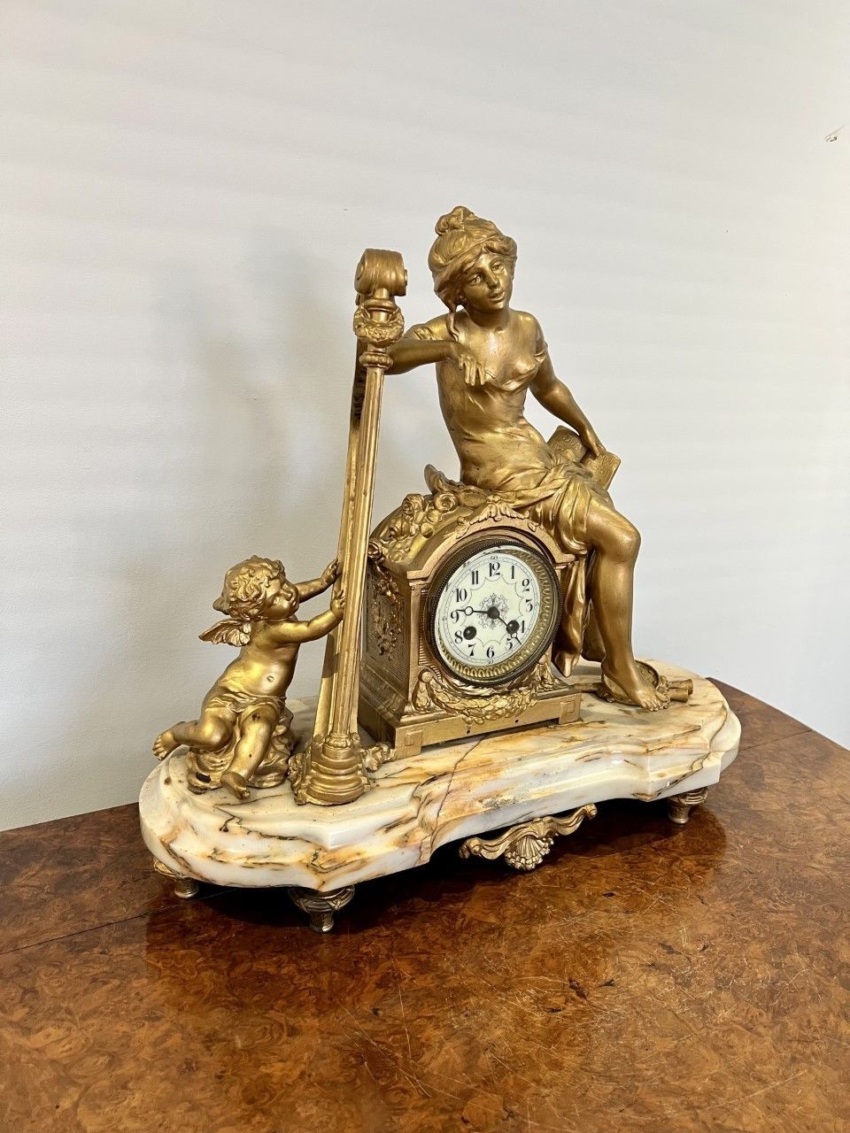 Fantastic Quality Large Victorian Mantle Clock photo Home Decor
