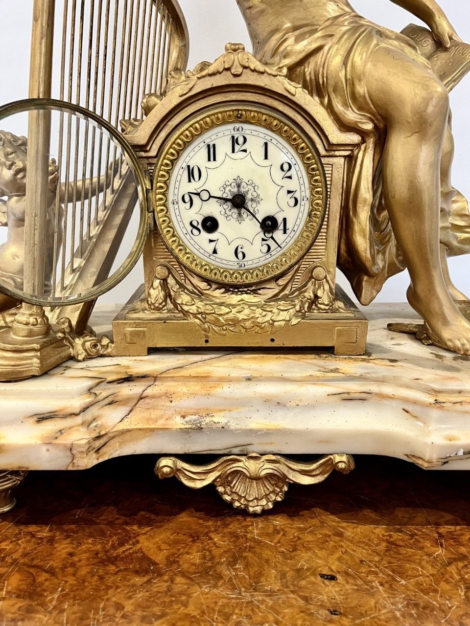 Fantastic Quality Large Victorian Mantle Clock photo 1475.0