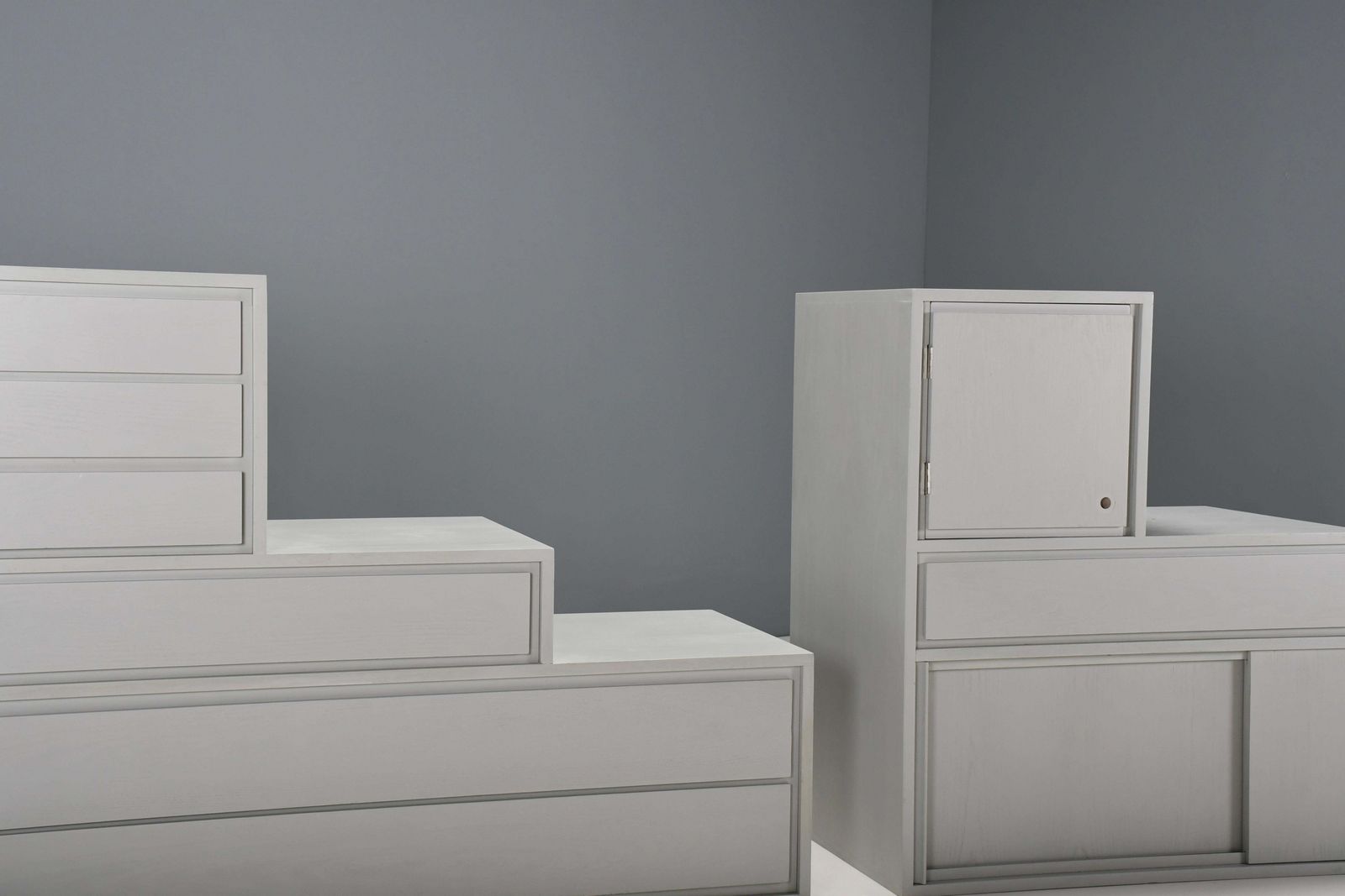 Rare Transformable ‘Kaidan’ Cabinet By Kazuhide Takahama For Gavina, Italy 1962 photo buy