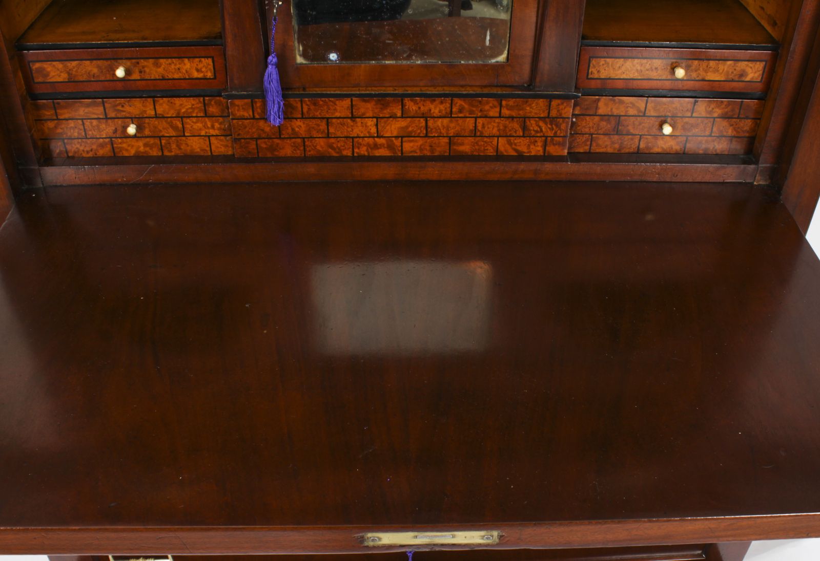 4250.0 Antique Biedermeier Secretaire Chest Secretaire Abattant19th C photo