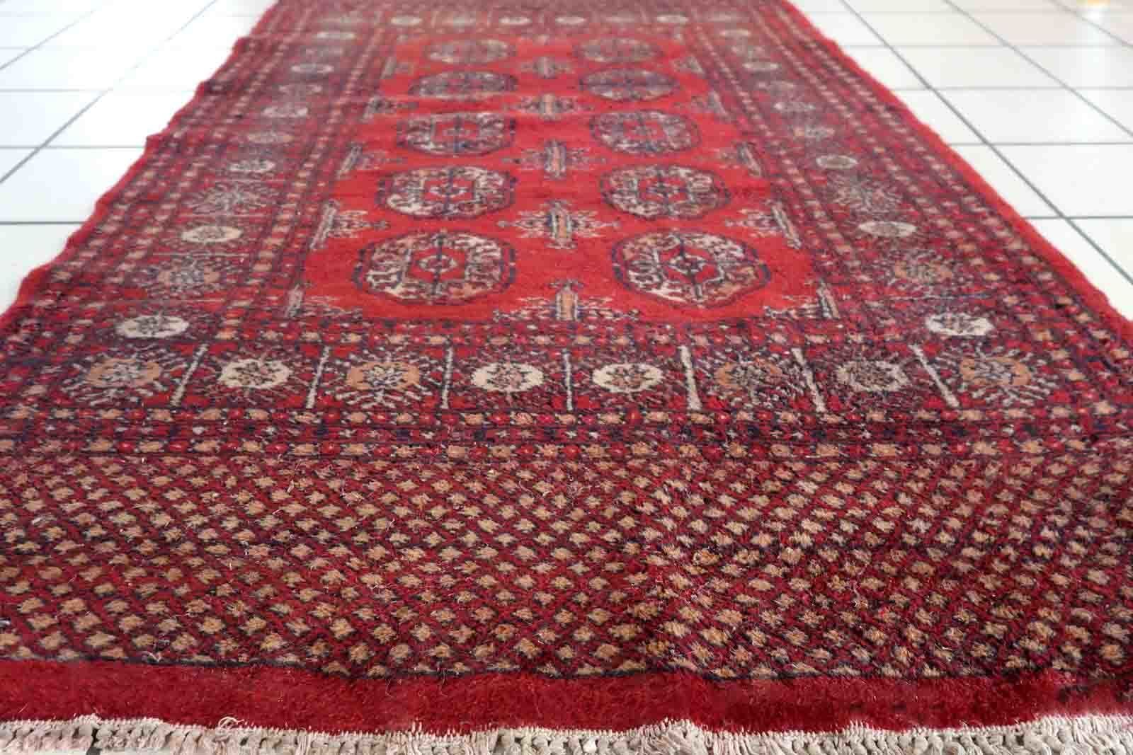 Handmade Vintage Indian Seraband Rug 3.2' X 4.9' (100cm X 151cm) 1950s photo for sale
