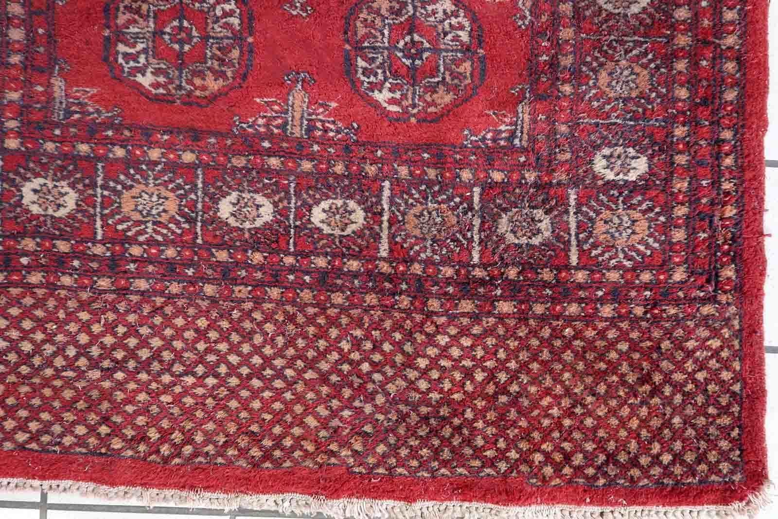 photo for sale Handmade Vintage Indian Seraband Rug 3.2' X 4.9' (100cm X 151cm) 1950s
