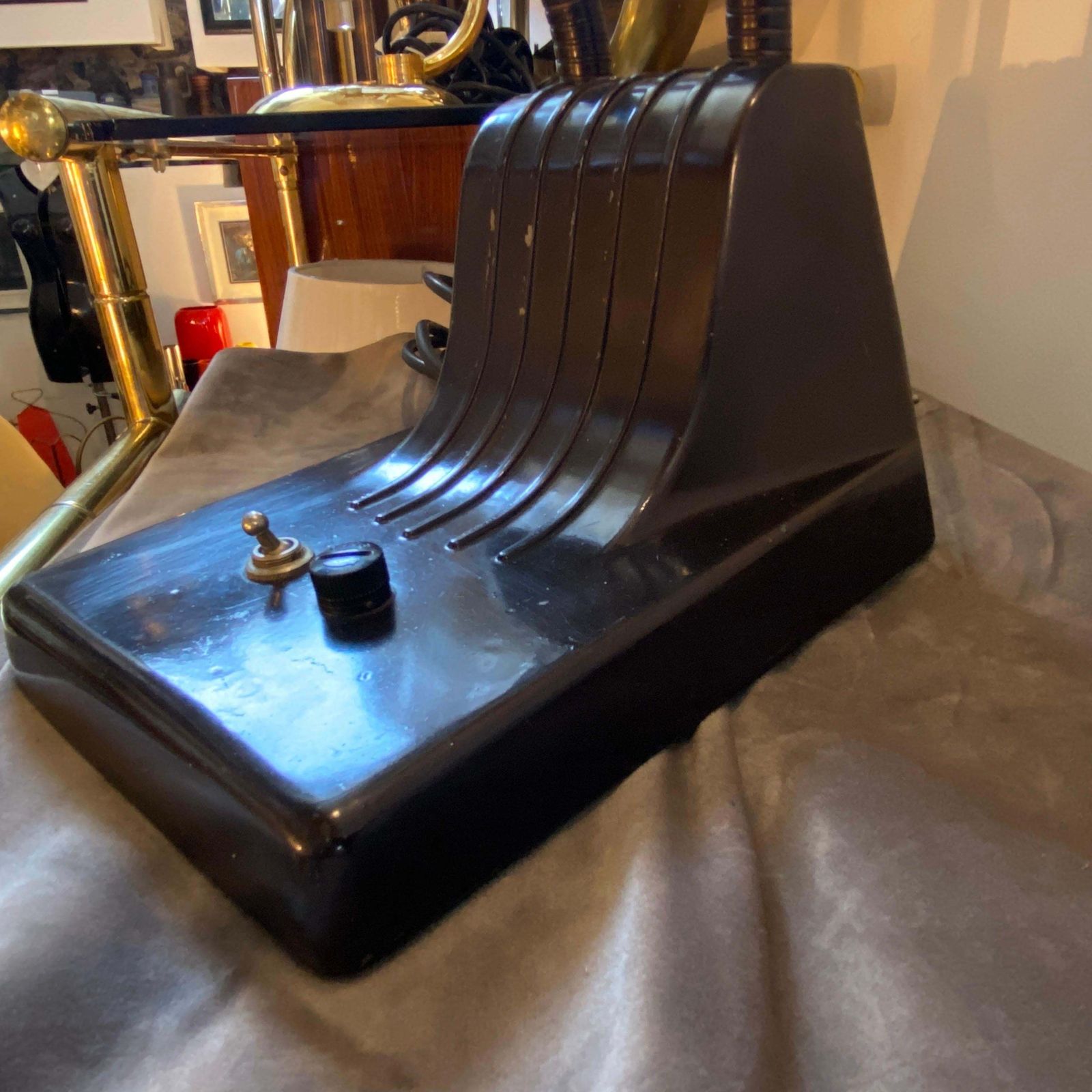 photo furniture 1960s Industrial Italian Metal Desk Lamp
