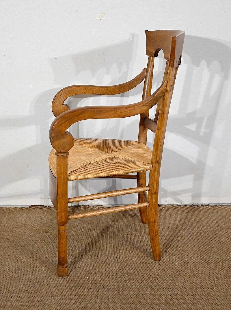 Armchair In Solid Cherry, Empire Period, Early 19th Century photo 2575.0