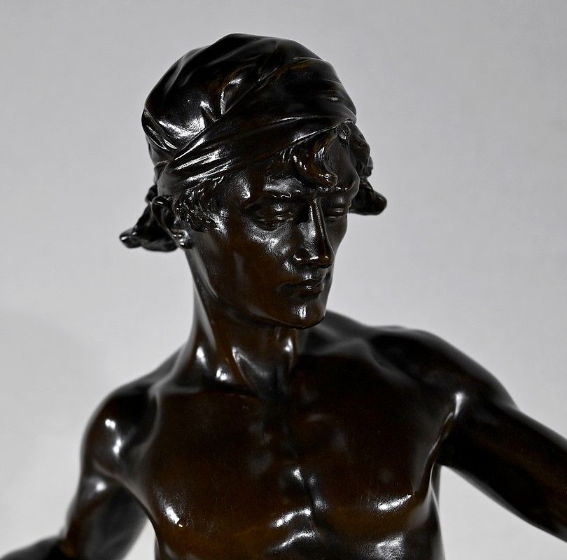 Important Bronze “Allegory Of Poetry”, By E. Drouot – 1900 photo vinterior