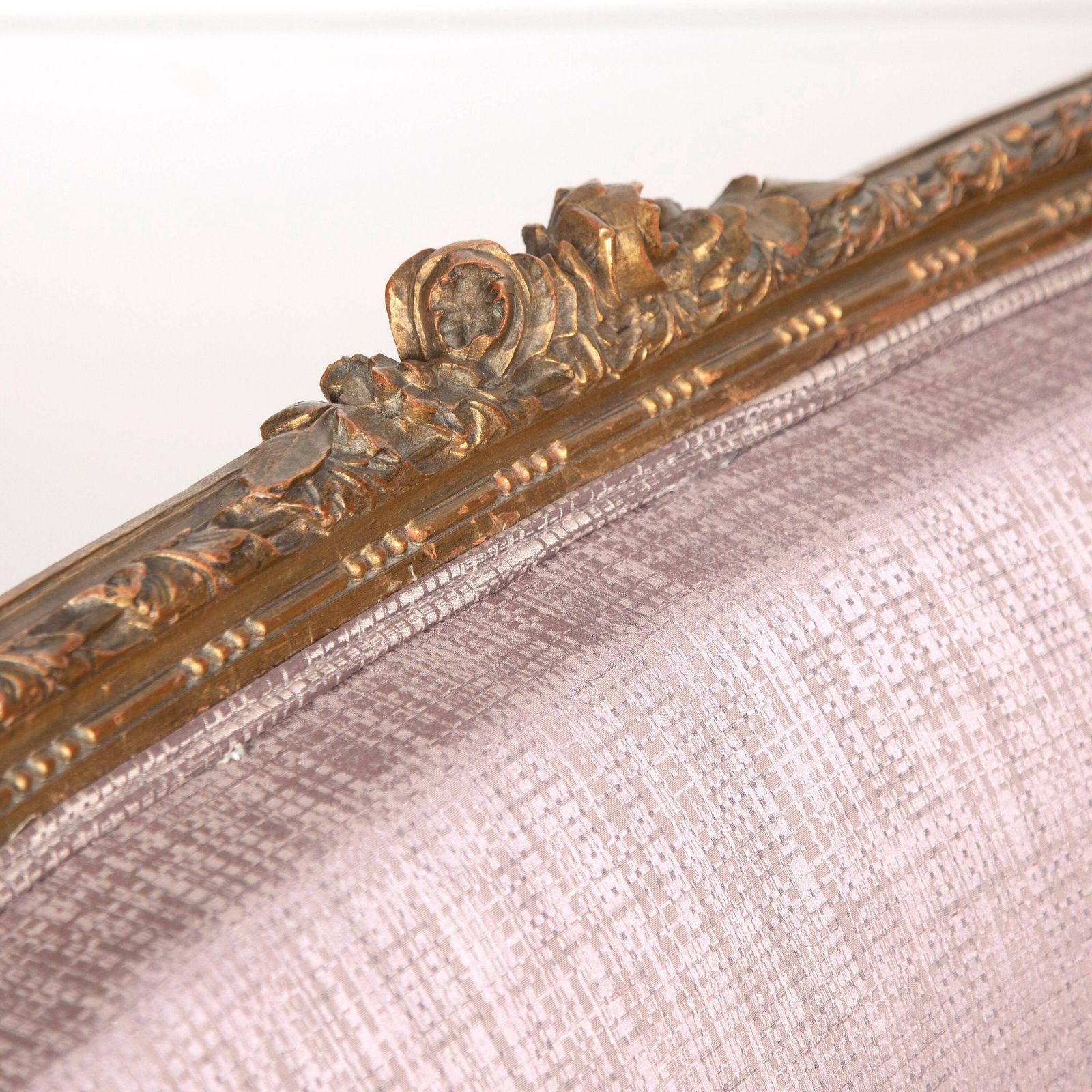 Stunning Antique Vintage French Regency Style 20th Century Reupholstered Sofa photo 869.0