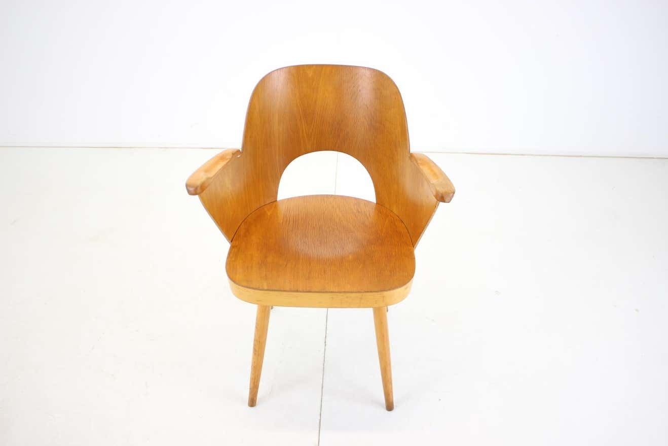 Oswald Haerdtl Beech Chair, Czechoslovakia, 1959 photo furniture
