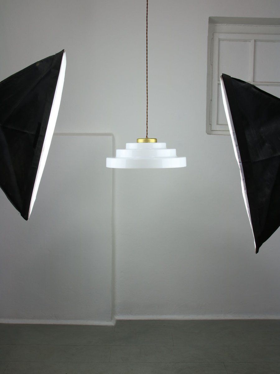 Mid Century Cascade Brass And Acrylic Glass Pendant Lamp photo buy
