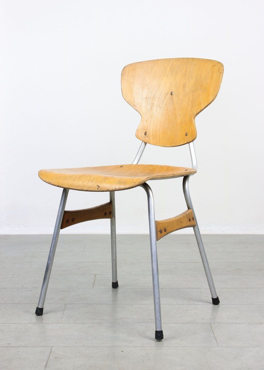 Mid Century Plywood Desk Chairs By Niko Kralj For Stol Kamnik, Set Of 2 photo vinterior